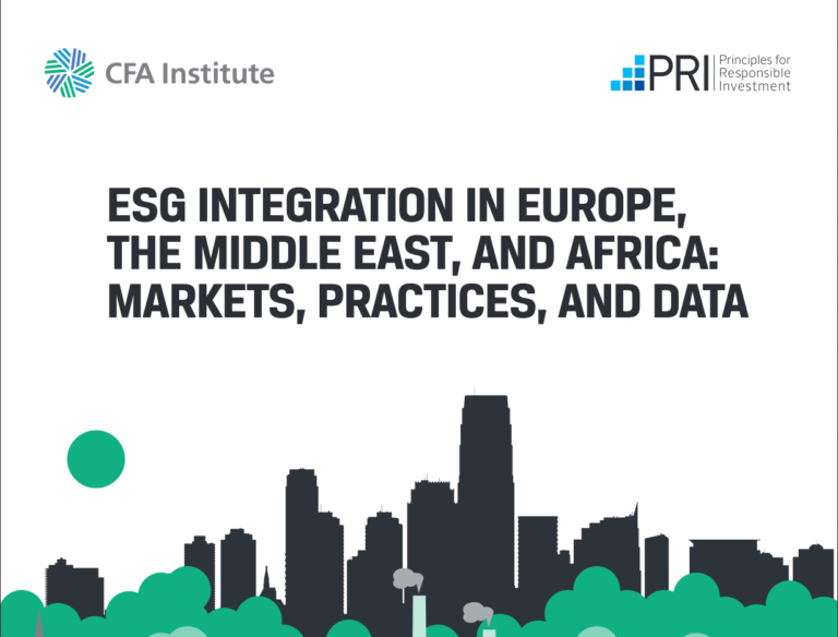 PRI: ESG Integration in Europe, the Middle East and Africa: Markets, Practices & Data