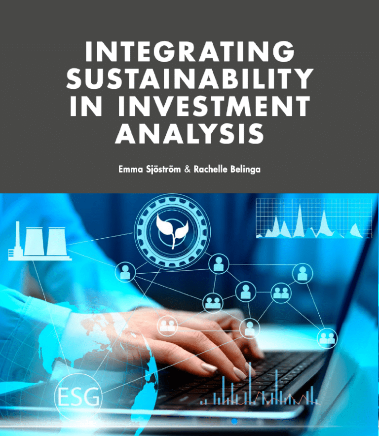 Integrating Sustainability In Investment Analysis Report, 2021
